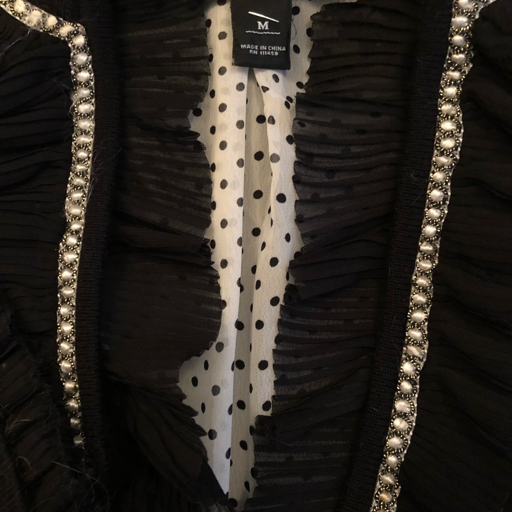 Gorgeous whbm heavy knit sweater jacket